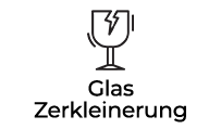 Glas Zerkleinerung