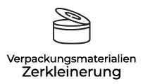 Verpackungsmaterialien Zerkleinerung